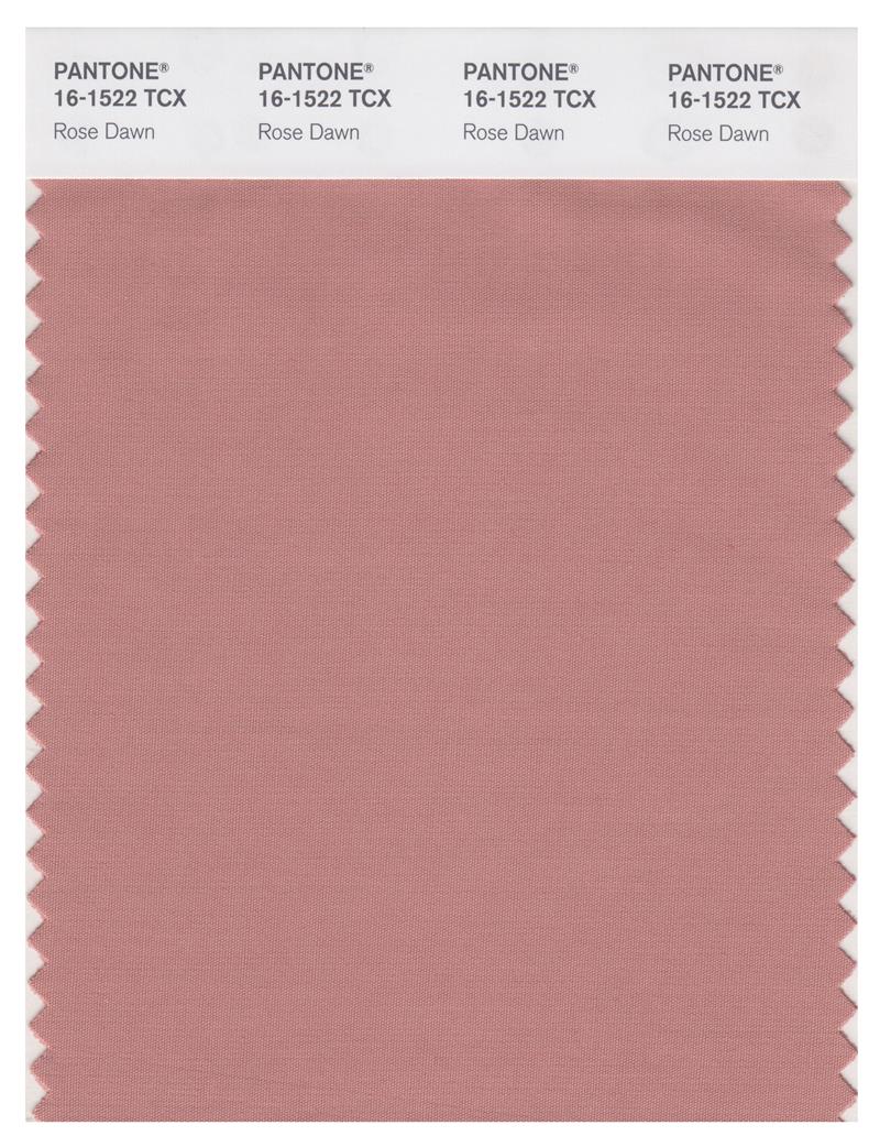 Pantone Smart 16-1522 TCX Color Swatch Card | Rose Dawn 