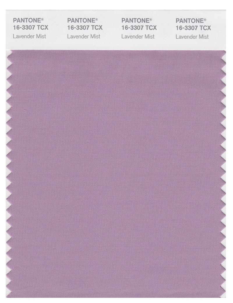 Pantone Smart 16-3307 TCX Color Swatch Card | Lavendar Mist 