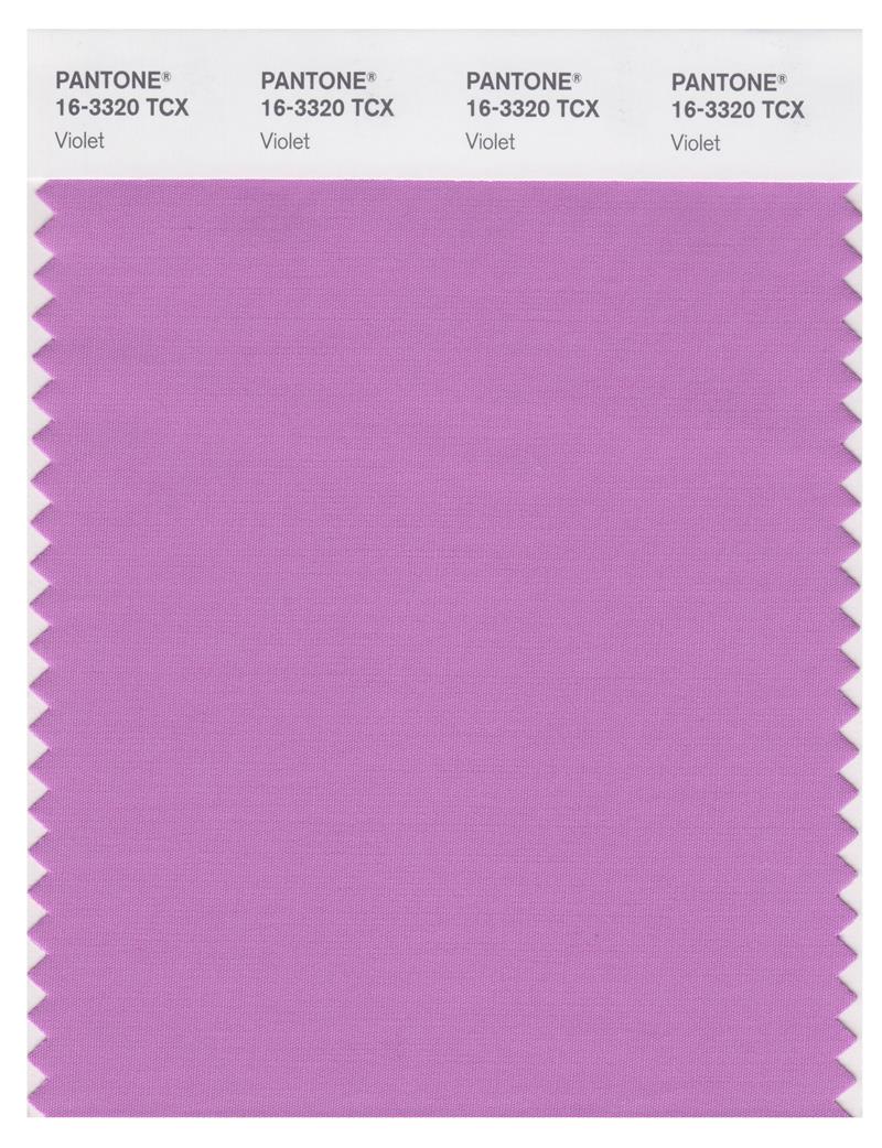 Pantone Smart 16-3320 TCX Color Swatch Card | Violet 