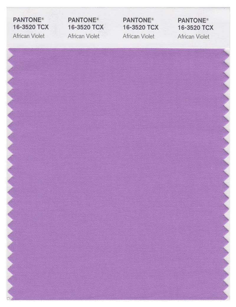 Pantone Smart 16-3520 TCX Color Swatch Card | African Violet 