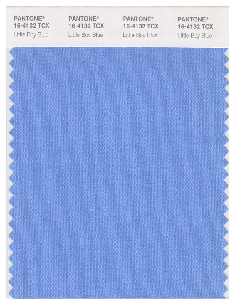 Pantone Smart 16-4132 TCX Color Swatch Card | Little Boy Blue 