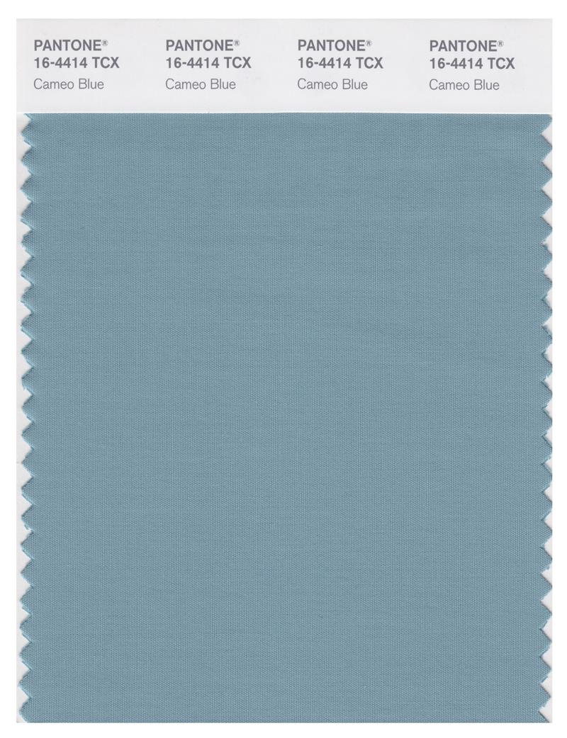 Pantone Smart 16-4414 TCX Color Swatch Card | Cameo Blue 