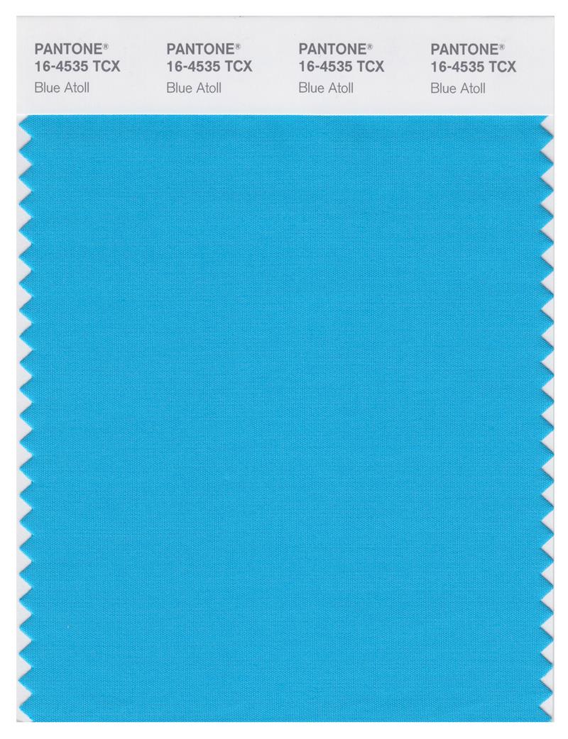 Pantone Smart 16-4535 TCX Color Swatch Card | Blue Atoll 