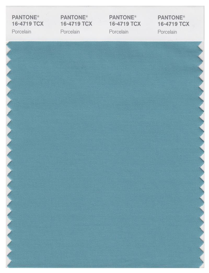 Pantone Smart 16-4719 TCX Color Swatch Card | Porcelain 