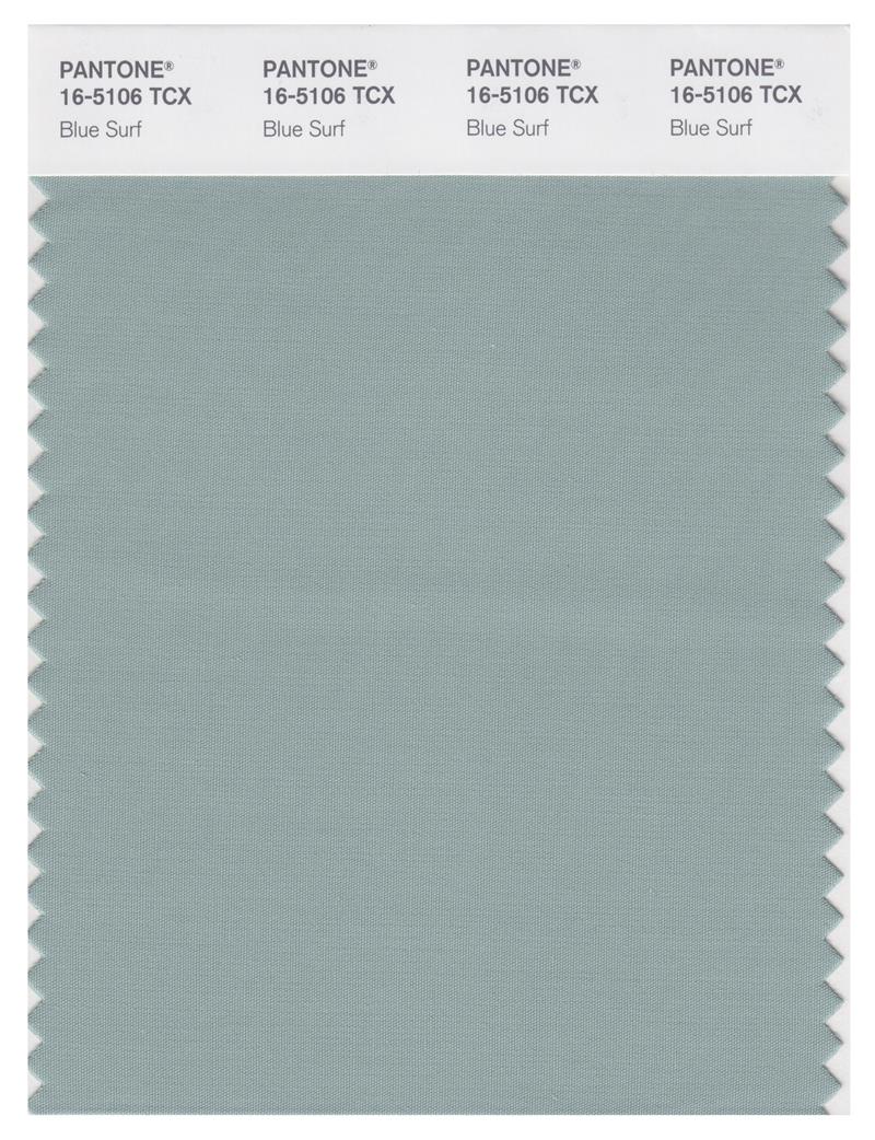 Pantone Smart 16-5106 TCX Color Swatch Card | Blue Surf 