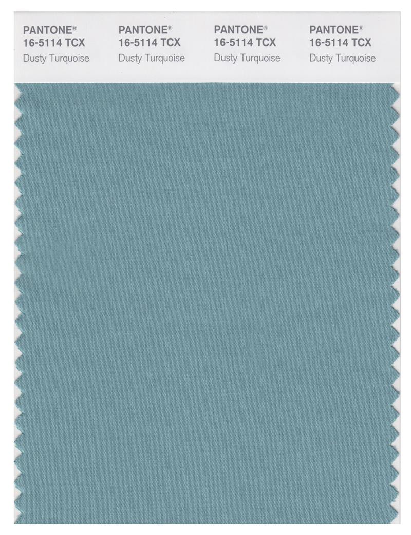 Pantone Smart 16-5114 TCX Color Swatch Card | Dusty Turquoise 