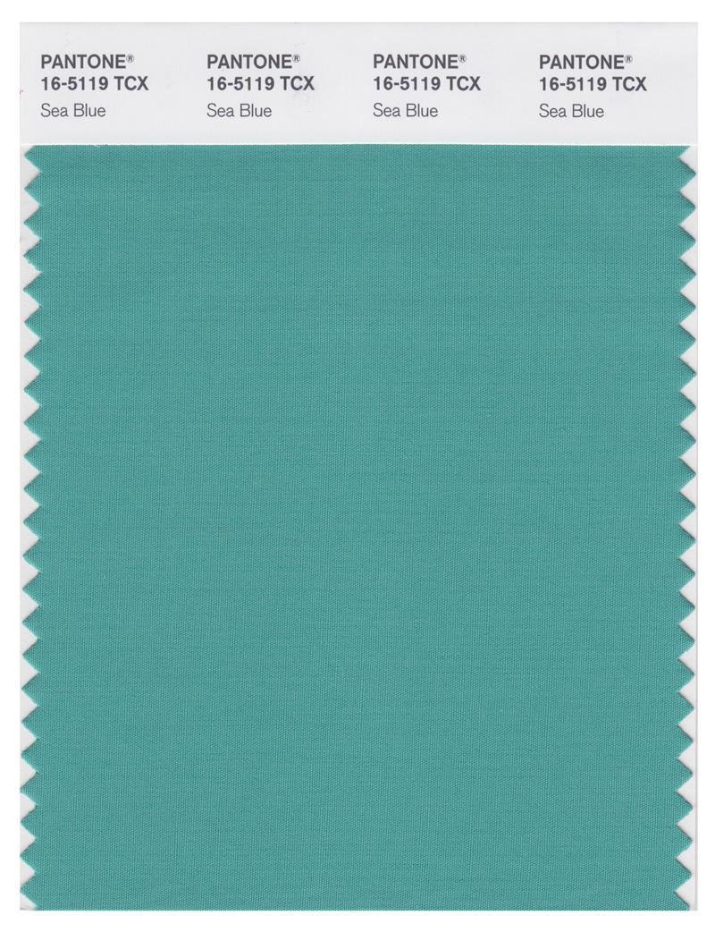 Pantone Smart 16-5119 TCX Color Swatch Card | Sea Blue 