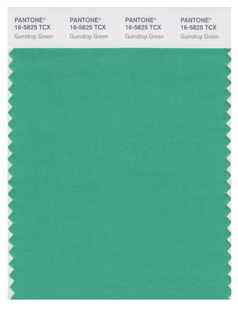 Pantone Smart 16-5825 TCX Color Swatch Card | Gumdrop Green 