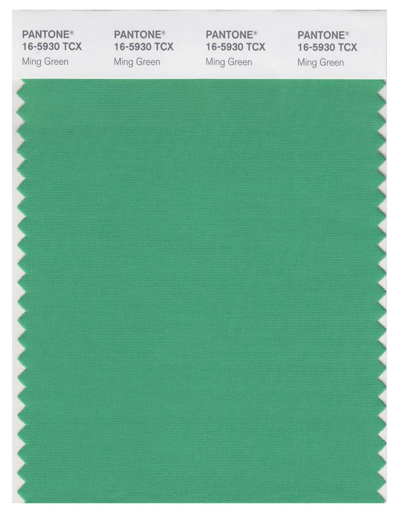 Pantone Smart 16-5930 TCX Color Swatch Card | Ming Green 