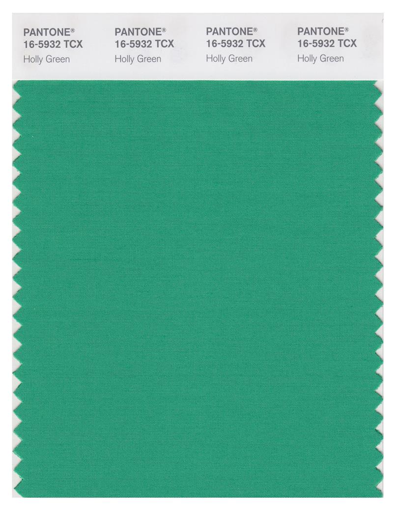 Pantone Smart 16-5932 TCX Color Swatch Card | Holly Green 