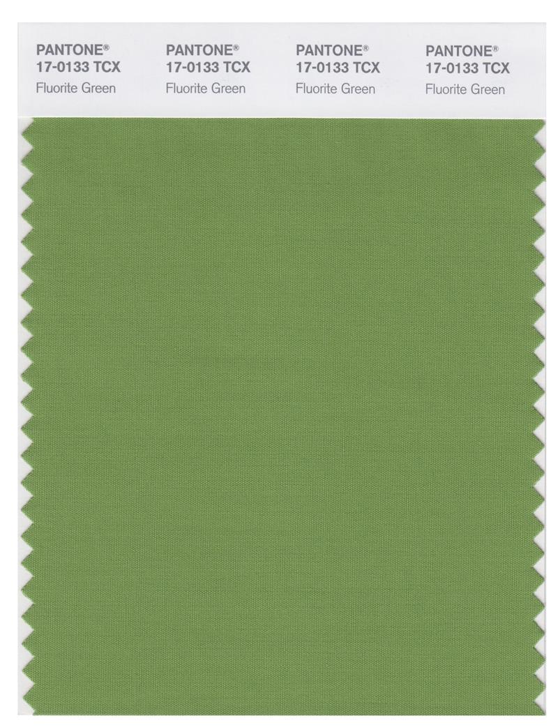 Pantone Smart 17-0133 TCX Color Swatch Card | Fluorite Green 