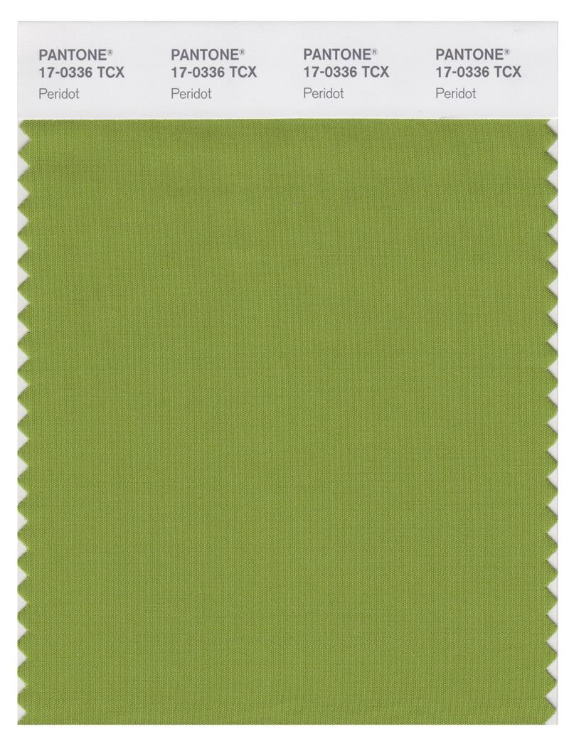 Pantone Smart 17-0336 TCX Color Swatch Card | Peridot 