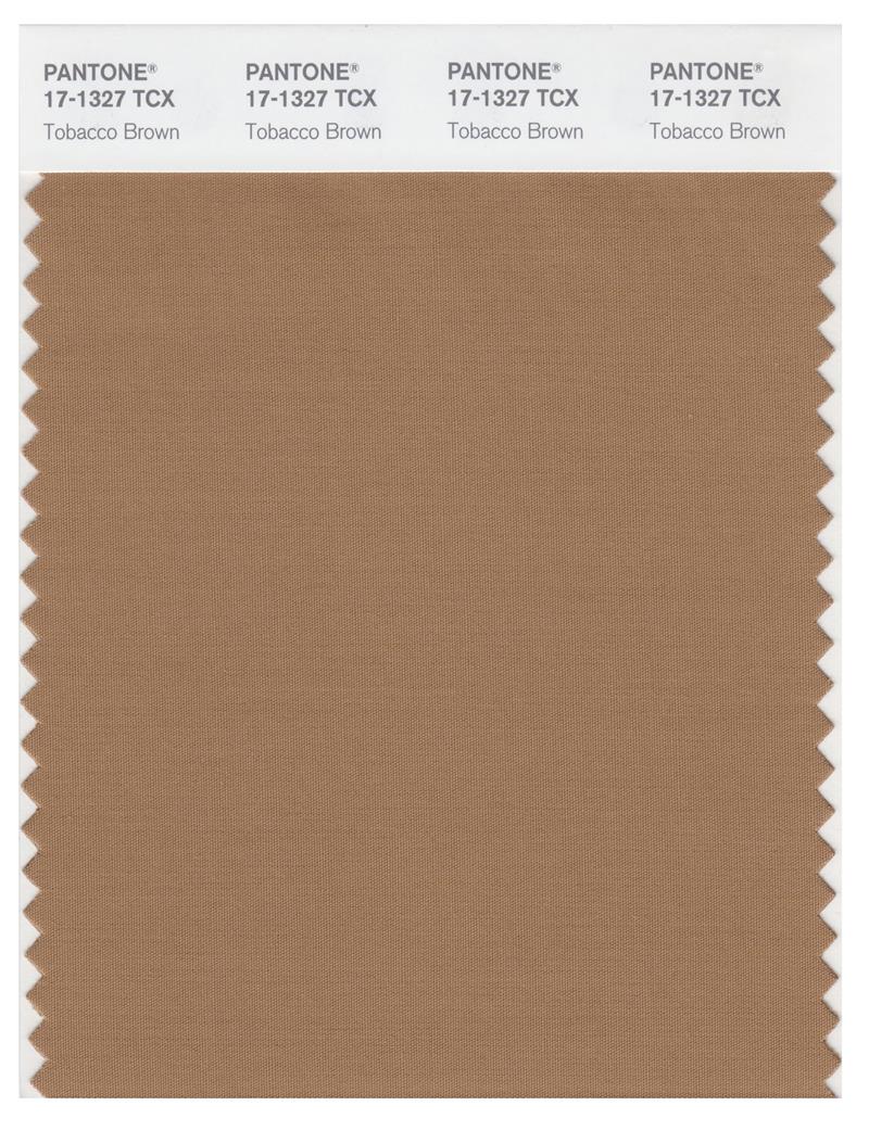 Pantone Smart 17-1327 TCX Color Swatch Card | Tobacco Brown 