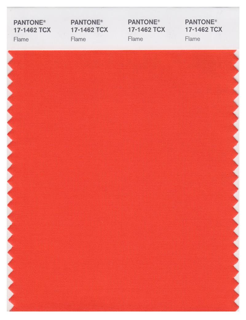 Pantone Smart 17-1462  TCX Color Swatch Card | Flame 