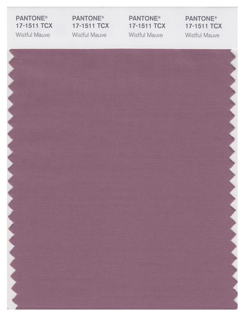 Pantone Smart 17-1511 TCX Color Swatch Card | Wistfull Mauve 