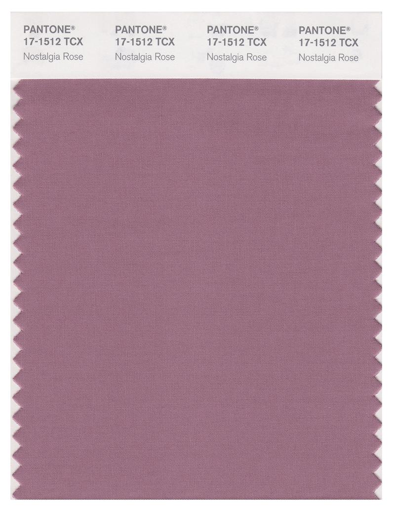 Pantone Smart 17-1512 TCX Color Swatch Card | Nostalgia Rose 