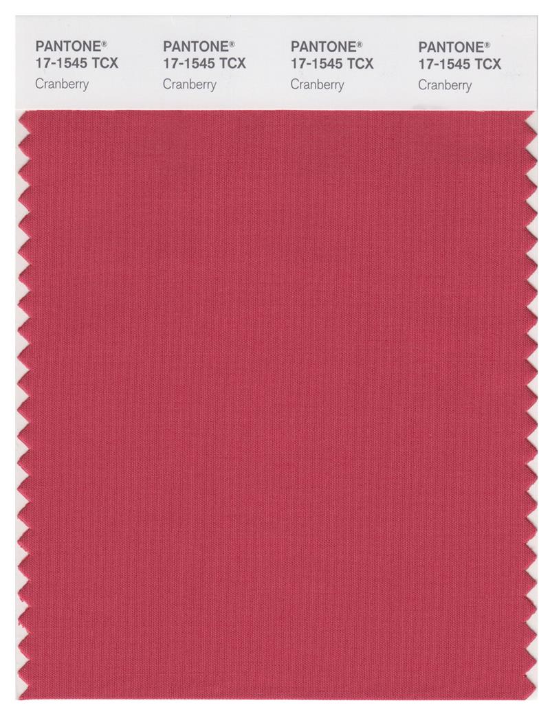 Pantone Smart 17-1545 TCX Color Swatch Card | Cranberry 