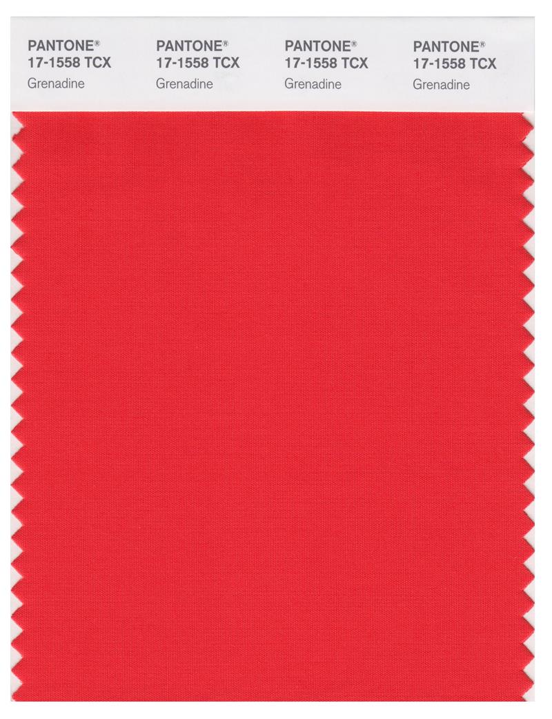 Pantone Smart 17-1558 TCX Color Swatch Card | Grenadine 