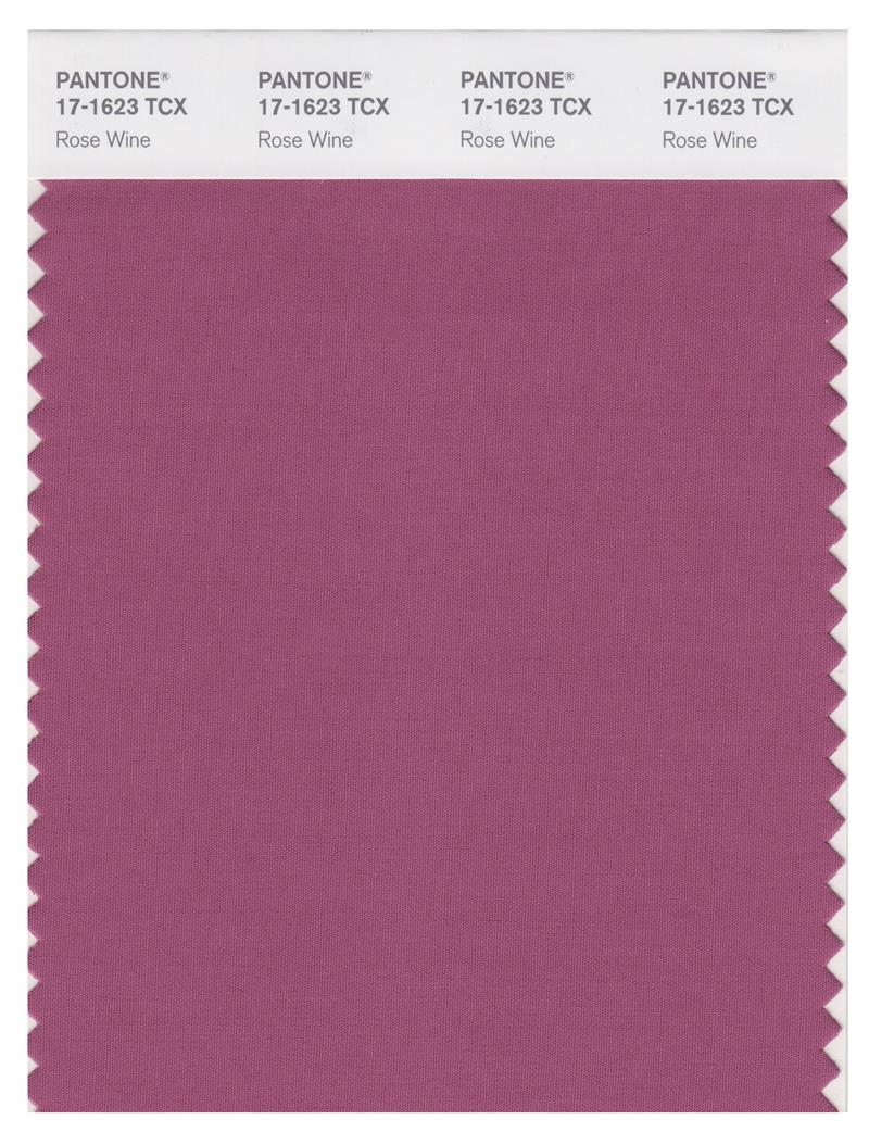 Pantone Smart 17-1623 TCX Color Swatch Card | Rose Wine 