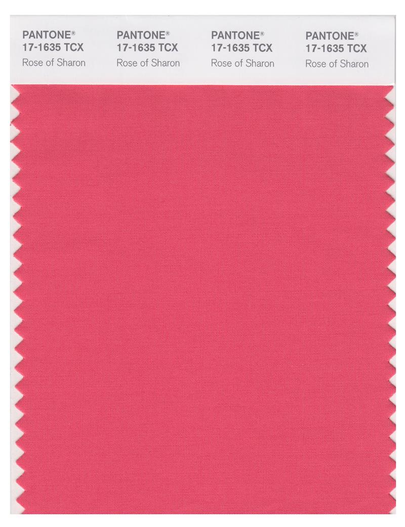 Pantone Smart 17-1635 TCX Color Swatch Card | Rose Of Sharon 