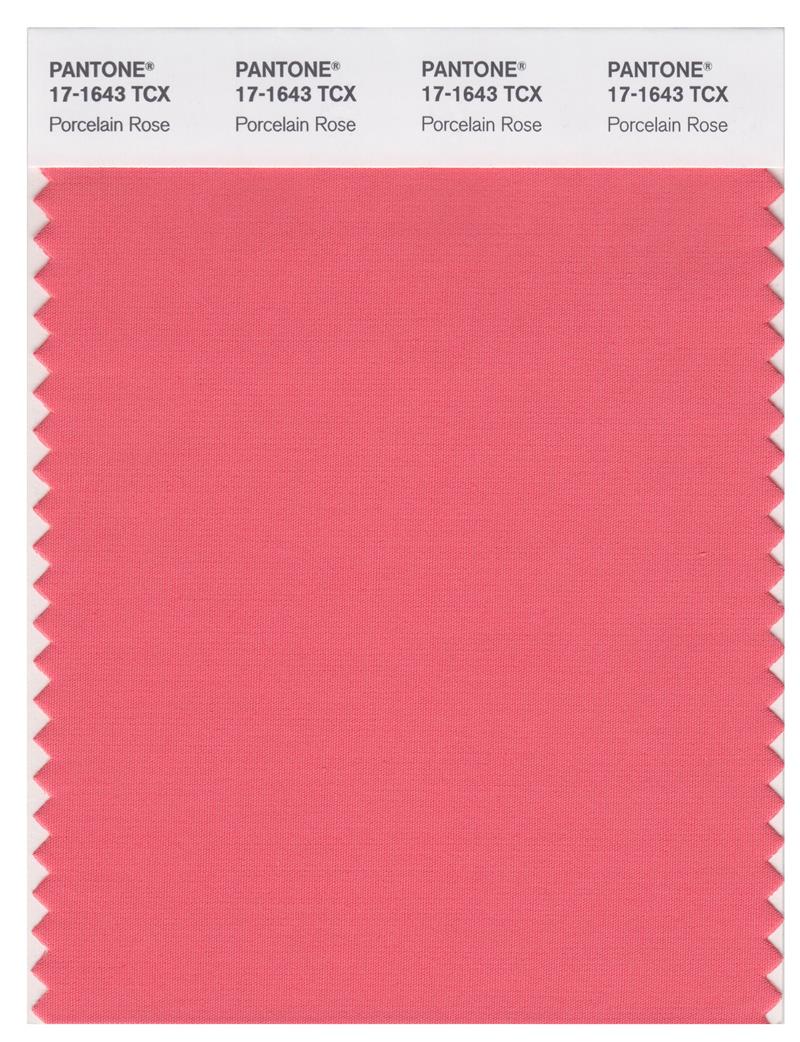 Pantone Smart 17-1643 TCX Color Swatch Card | Porcelain Rose 