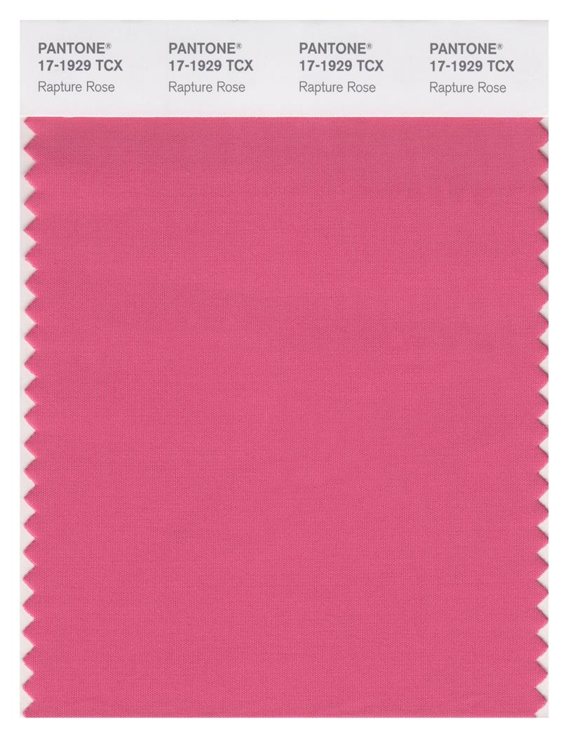 Pantone Smart 17-1929 TCX Color Swatch Card | Rapture Rose 