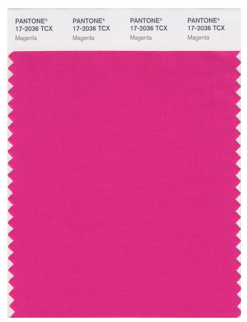 Pantone Smart 17-2036 TCX Color Swatch Card | Magenta 