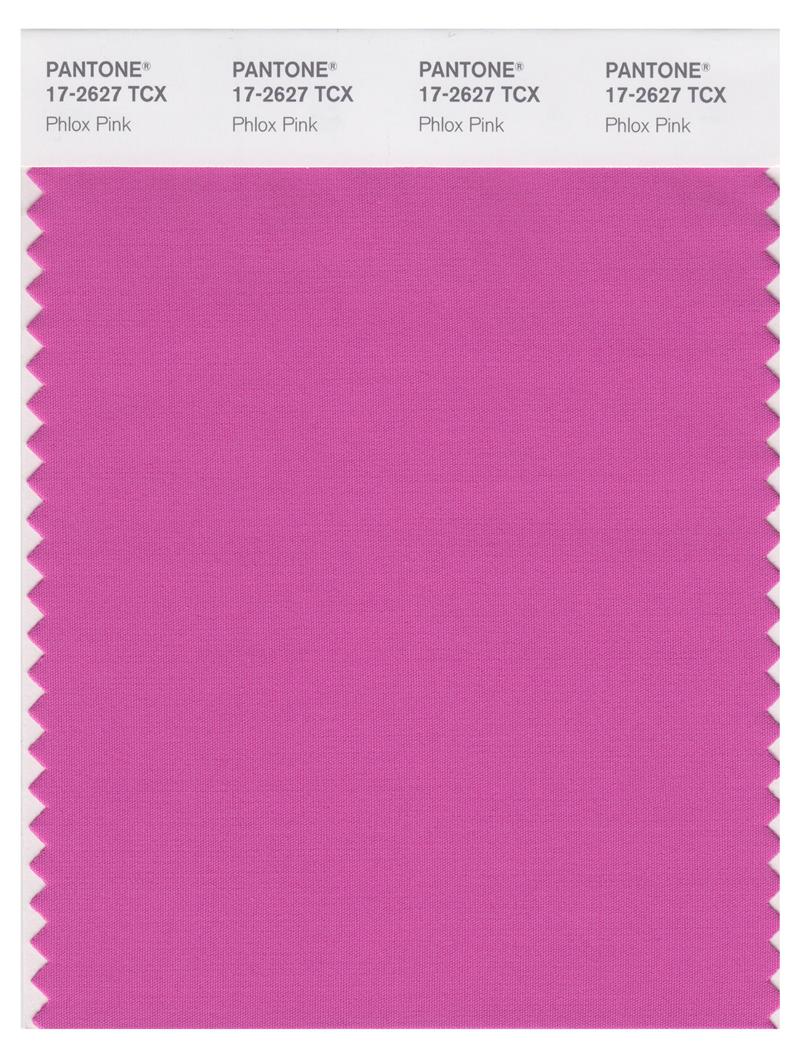 Pantone Smart 17-2627 TCX Color Swatch Card | Phlox Pink 