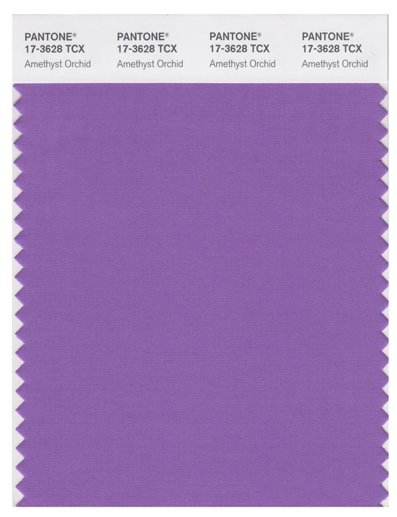 Pantone Smart 17-3628 TCX Color Swatch Card | Amethyst Orchid 