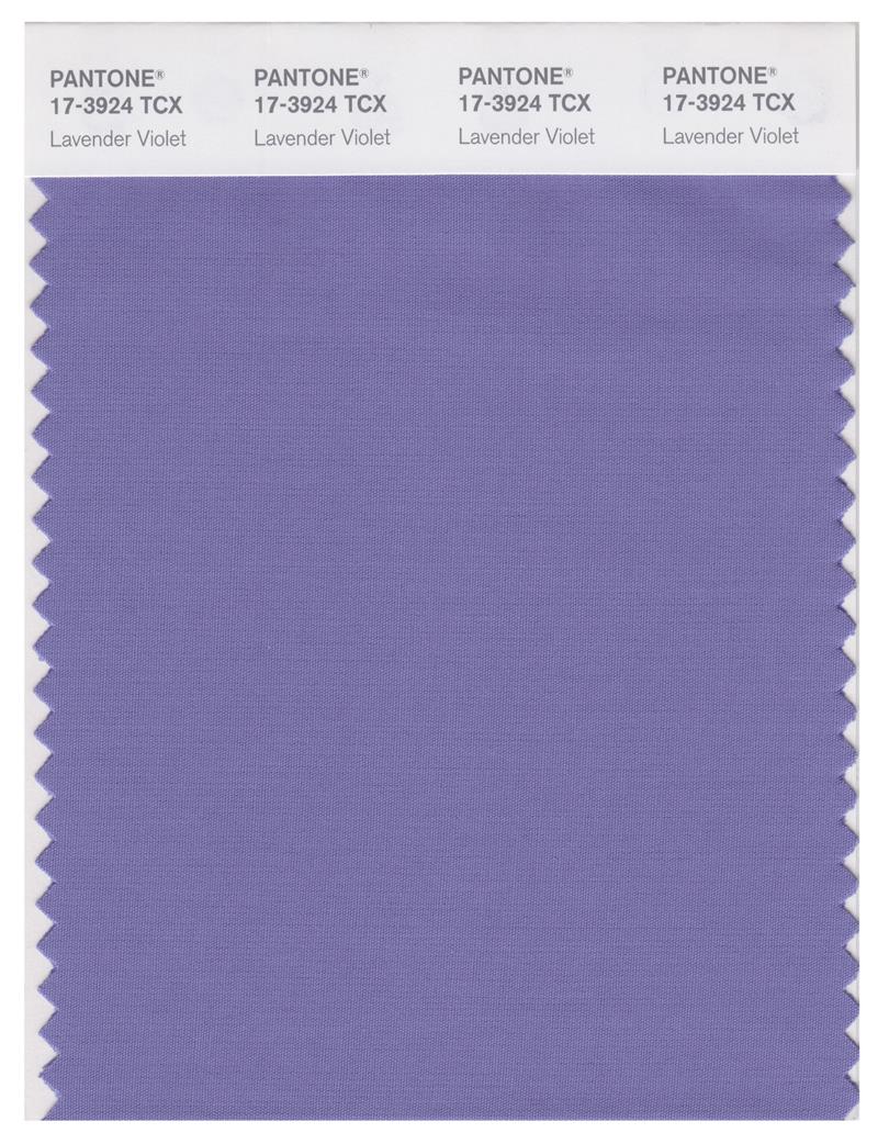 Pantone Smart 17-3924 TCX Color Swatch Card | Lavender Violet 