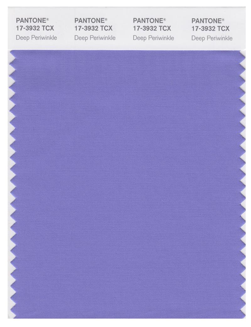 Pantone Smart 17-3932 TCX Color Swatch Card | Deep Periwinkle 