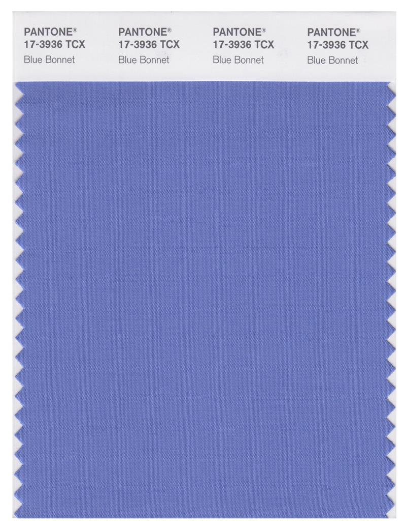 Pantone Smart 17-3936 TCX Color Swatch Card | Blue Bonnet 