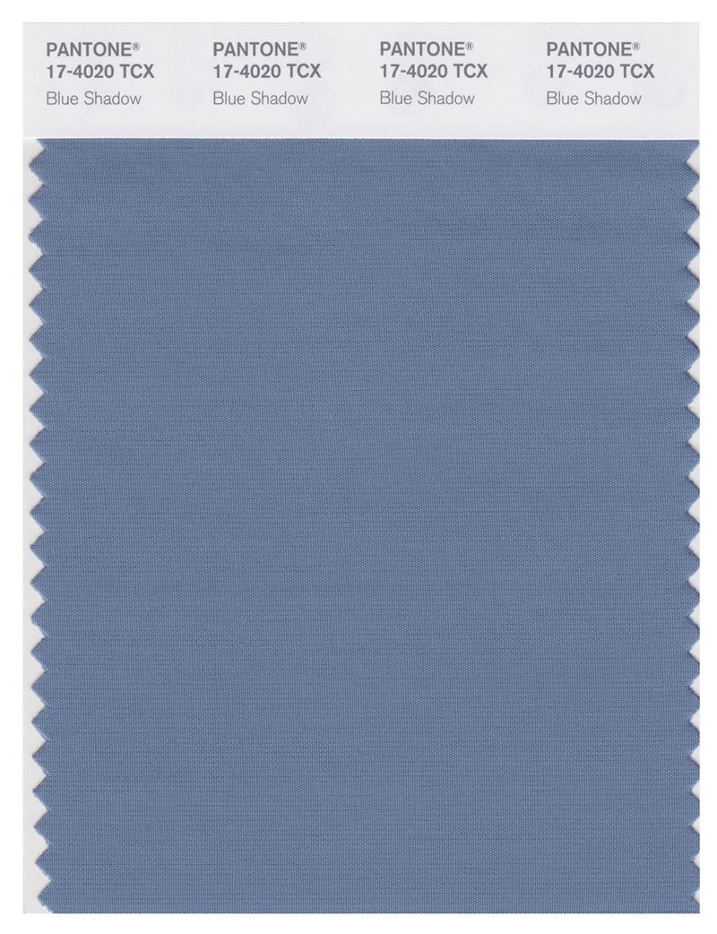 Pantone Smart 17-4020 TCX Color Swatch Card | Blue Shadow 