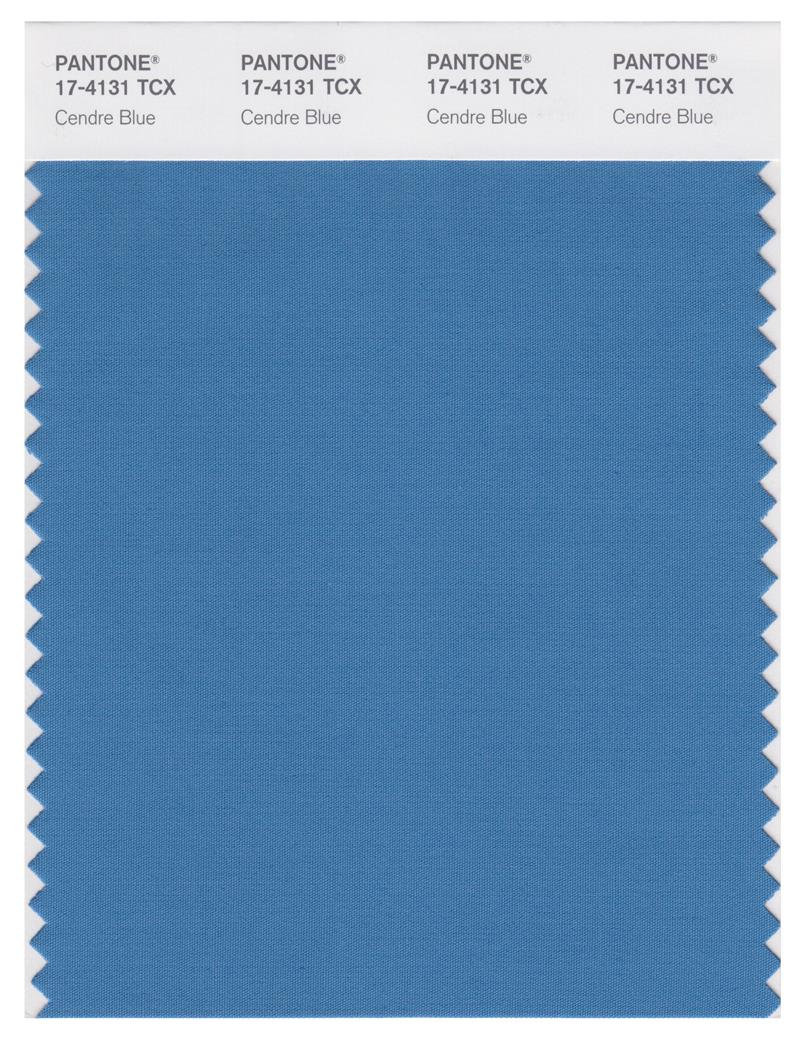 Pantone Smart 17-4131 TCX Color Swatch Card | Cendre Blue 