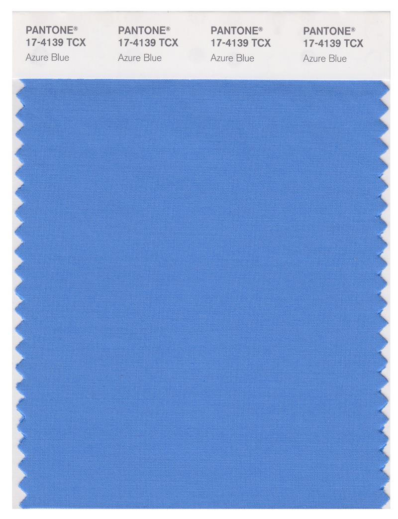 Pantone Smart 17-4139 TCX Color Swatch Card | Azure Blue 