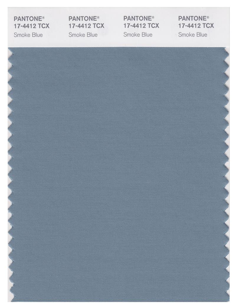 Pantone Smart 17-4412 TCX Color Swatch Card | Smoke Blue 