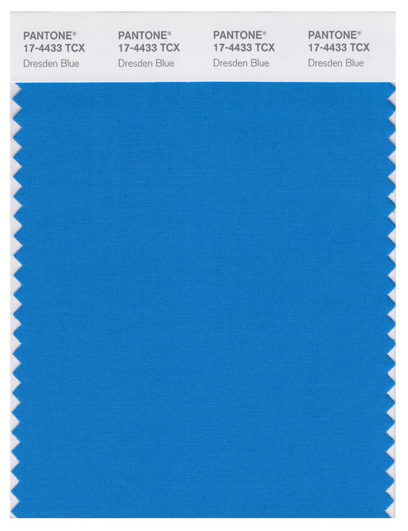 Pantone Smart 17-4433 TCX Color Swatch Card | Dresden Blue 