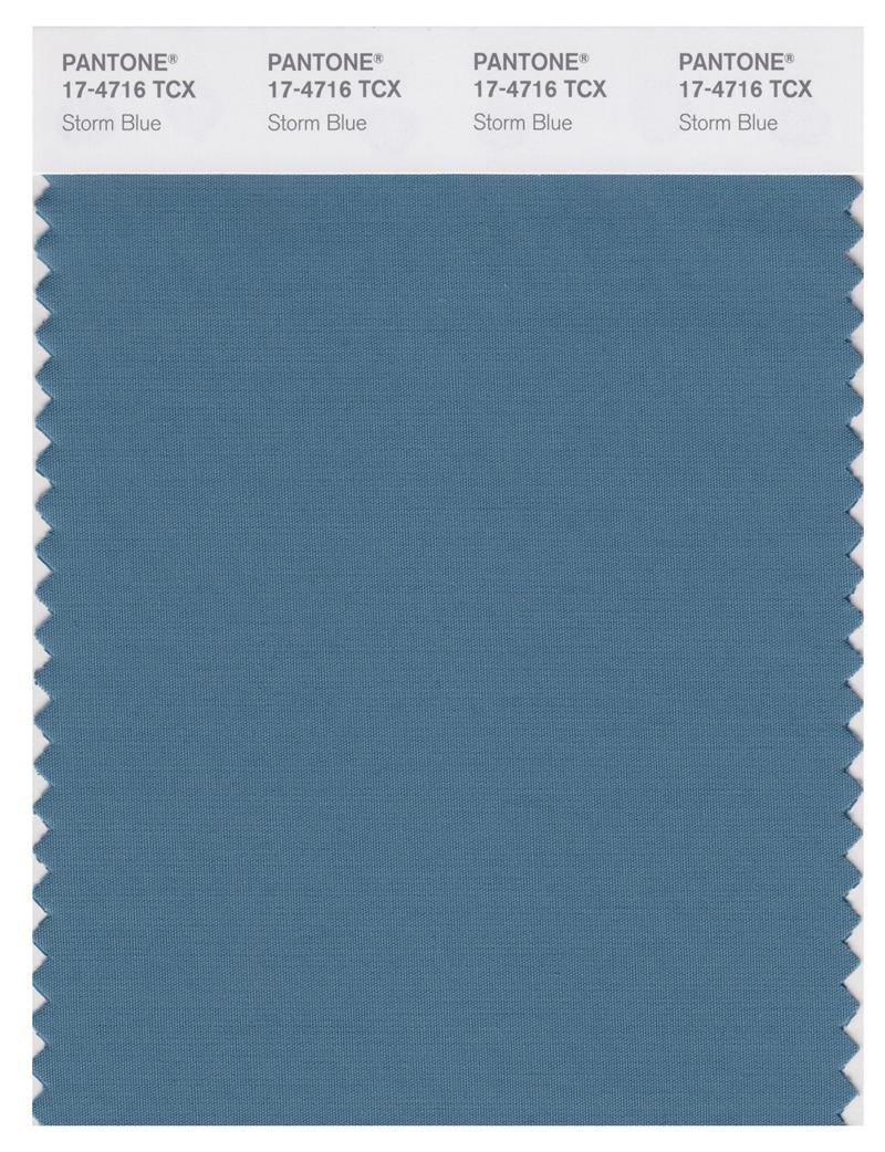 Pantone Smart 17-4716 TCX Color Swatch Card | Storm Blue 