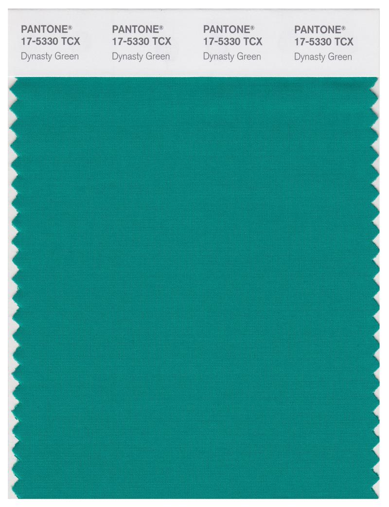 Pantone Smart 17-5330 TCX Color Swatch Card | Dynasty Green 