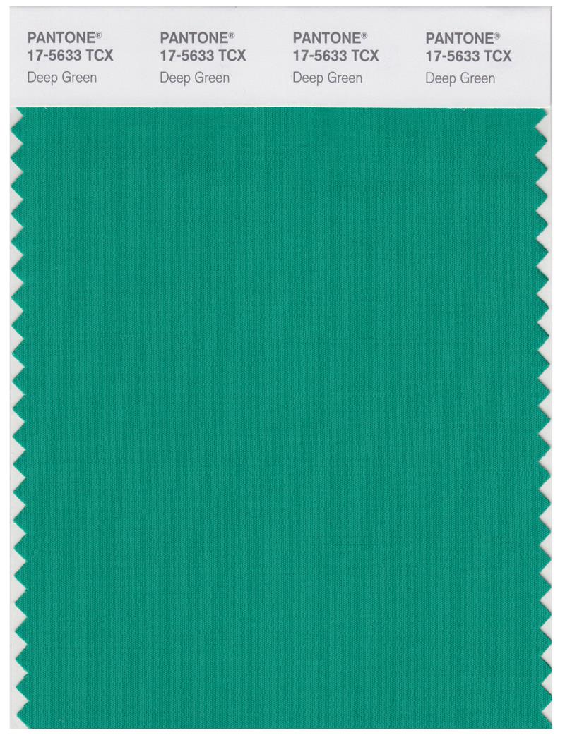 Pantone Smart 17-5633 TCX Color Swatch Card | Deep Green 