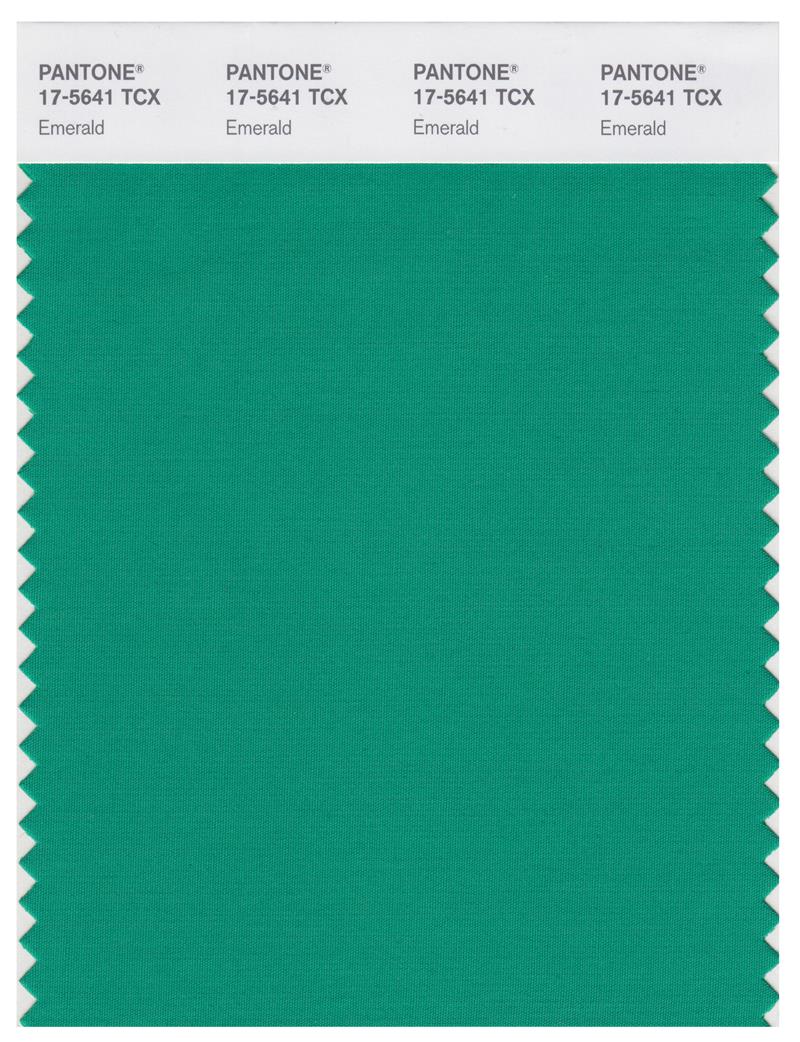 Pantone Smart 17-5641 TCX Color Swatch Card | Emerald 