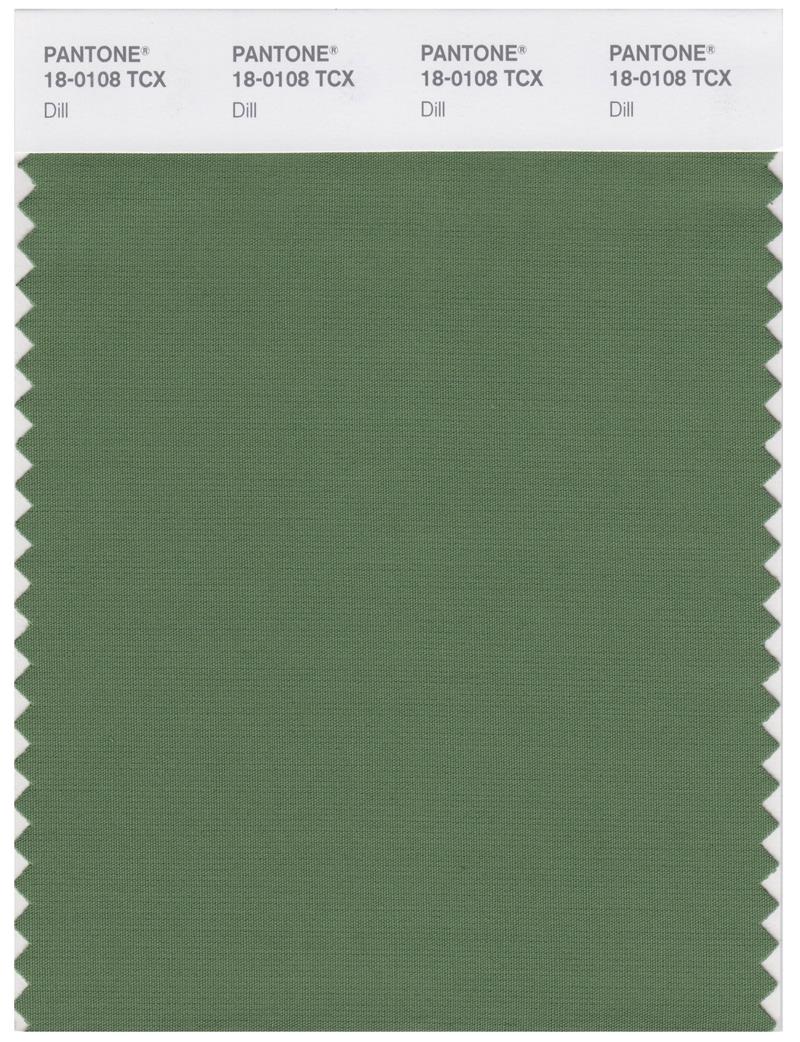 Pantone Smart 18-0108 TCX Color Swatch Card | Dill 