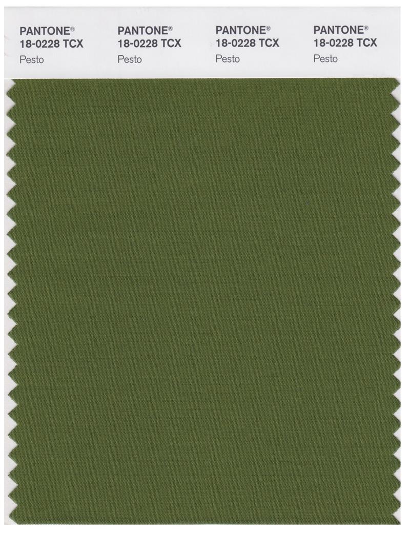 Pantone Smart 18-0228 TCX Color Swatch Card | Pesto 