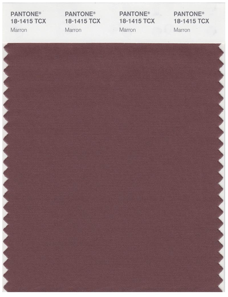 Pantone Smart 18-1415 TCX Color Swatch Card | Marron 