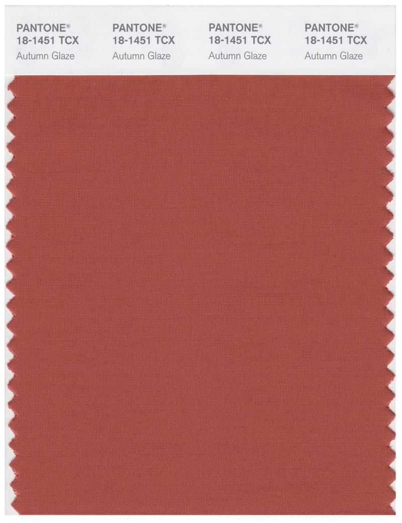 Pantone Smart 18-1451 TCX Color Swatch Card | Autumn Glaze 