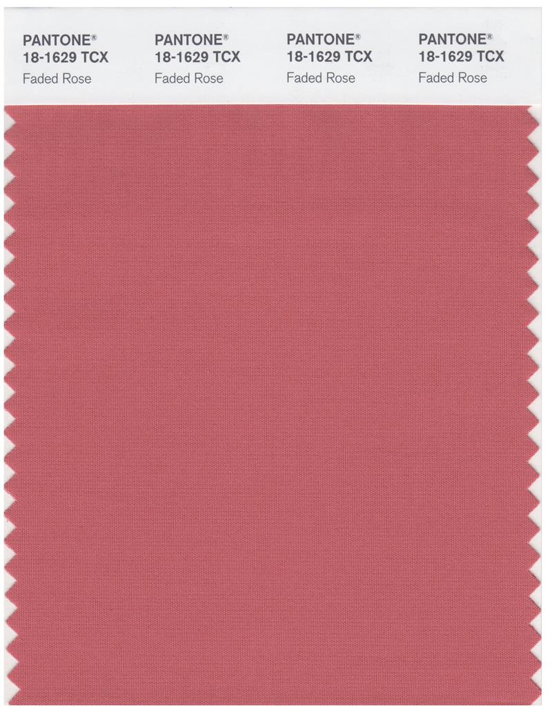 Pantone Smart 18-1629 TCX Color Swatch Card | Faded Rose 