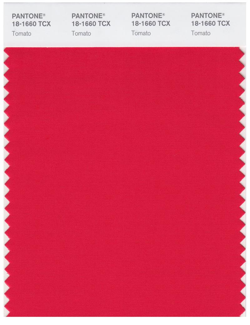 Pantone Smart 18-1660 TCX Color Swatch Card | Tomato 