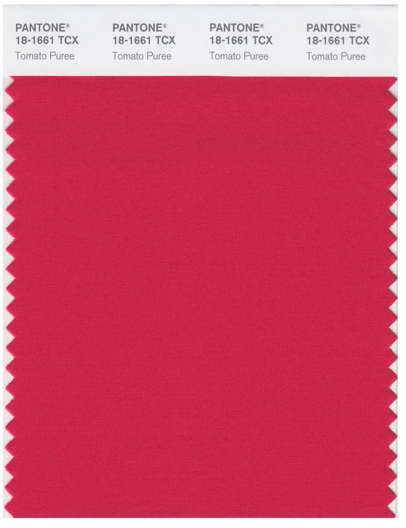 Pantone Smart 18-1661 TCX Color Swatch Card | Tomato Puree 