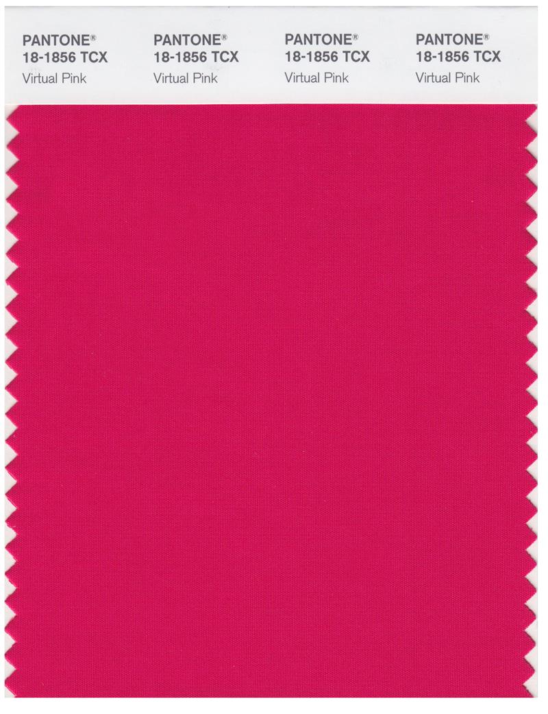 Pantone Smart 18-1856 TCX Color Swatch Card | Virtual Pink 