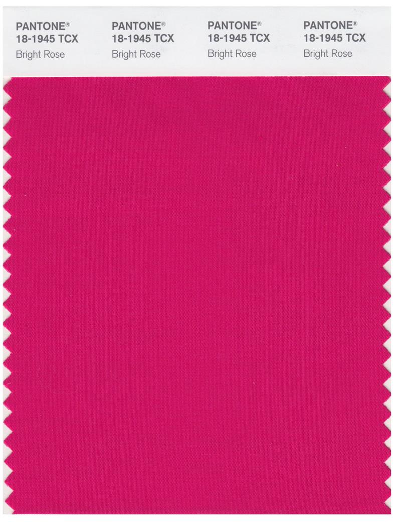 Pantone Smart 18-1945 TCX Color Swatch Card | Bright Rose 